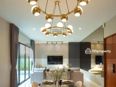 Two-storey pool villa with built-in swimming pool. Near Kad Farang, Chiang Mai, Thailand Two-storey pool villa with built-in swimming pool. Near Kad Farang, Chiang Mai, Thailand